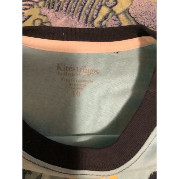 NWT Kite Strings Pirate Embroidered Tee size 10 - Picture 2 of 2